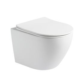 WC Suspendu, 49x37 cm, Blanc mat, Celia - image 2