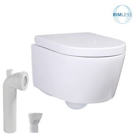 WC suspendu blanc compact, Alto - image 2