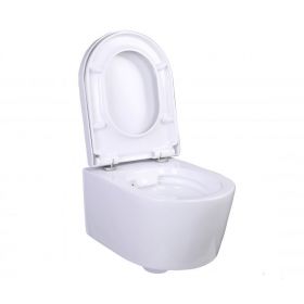 WC suspendu blanc compact, Alto - image 2