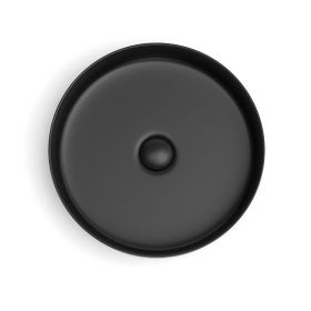 Vasque à poser, 39,4x11,5 cm, Noir mat, Art - image 2