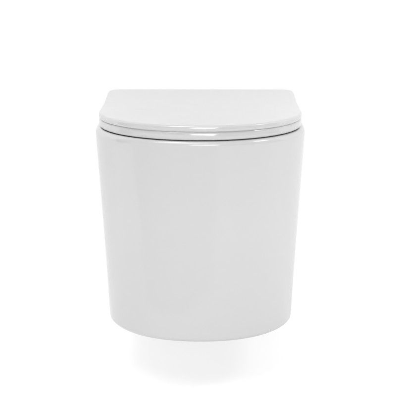 WC Suspendu, 49x36,5 cm, Blanc brillant, Flavia - image 2