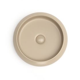 Vasque à poser, 41,5x12 cm, Cappuccino mat, Stella - image 2