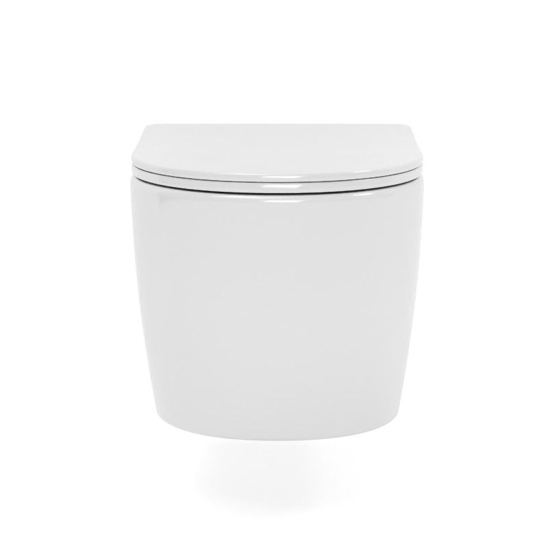 WC Suspendu, 49x37 cm, Blanc brillant, Celia - image 2