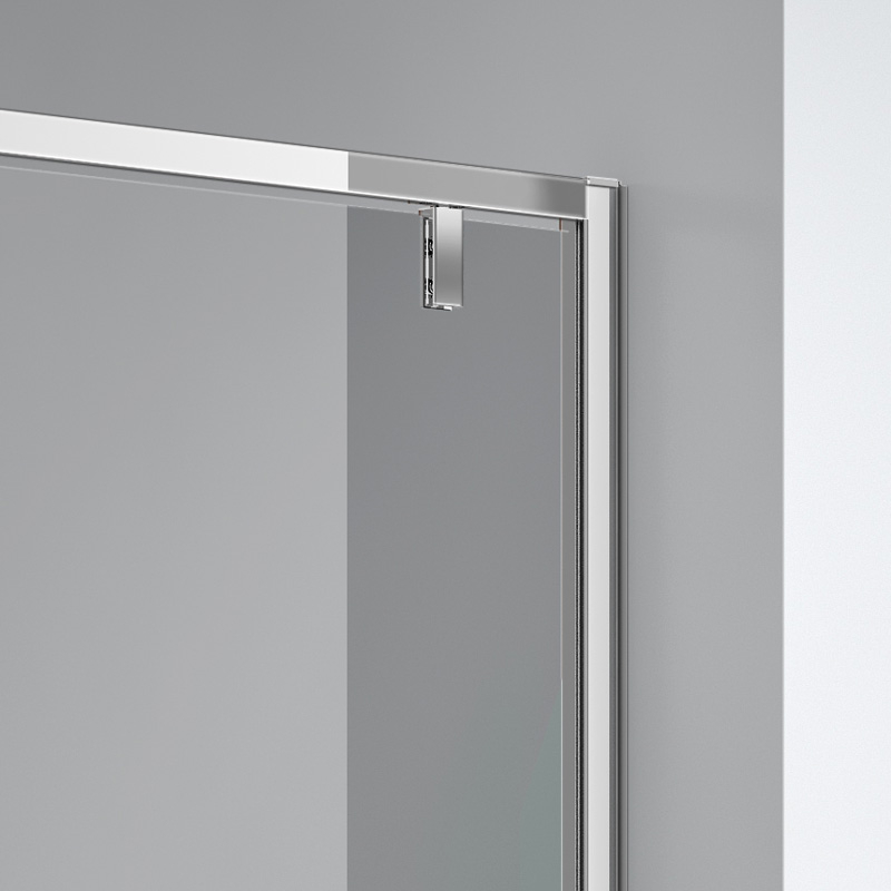 Porte de douche pivotante, Sur-mesure de 58 à 95,4 cm, Chrome, Arena - image 2