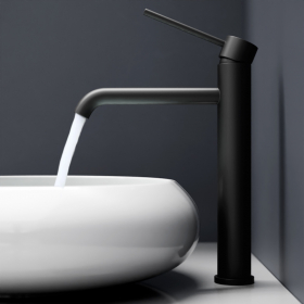 Robinet mitigeur lavabo surélevé noir brossé, Châtelet III - image 2