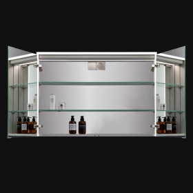 Armoire de toilette 100 cm, LED, Montebello - image 2
