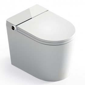 WC à poser compact avec abattant chauffant, E-flow