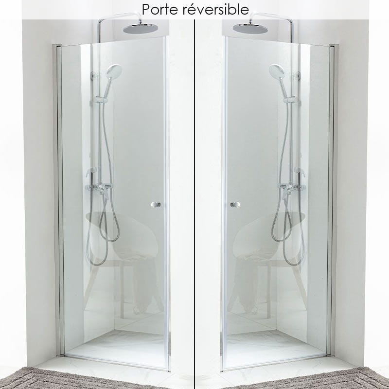 Porte de douche battante 70 à 100 cm, Orense - image 2