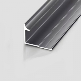 Profilé angle rentrant Aluminium gris, B’Organic®