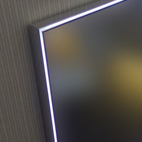 Miroir lumineux LED salle de bain, anti-buée, 60x60 cm, Idlight Edge - image 2