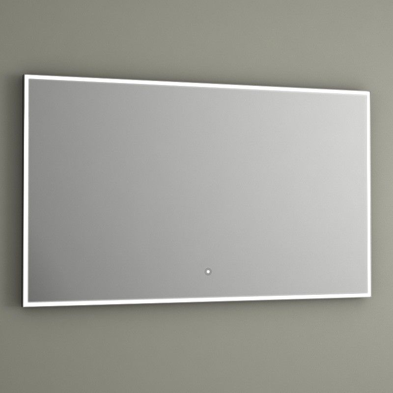 Miroir lumineux LED salle de bain, anti-buée, 100x60 cm, Idlight Edge