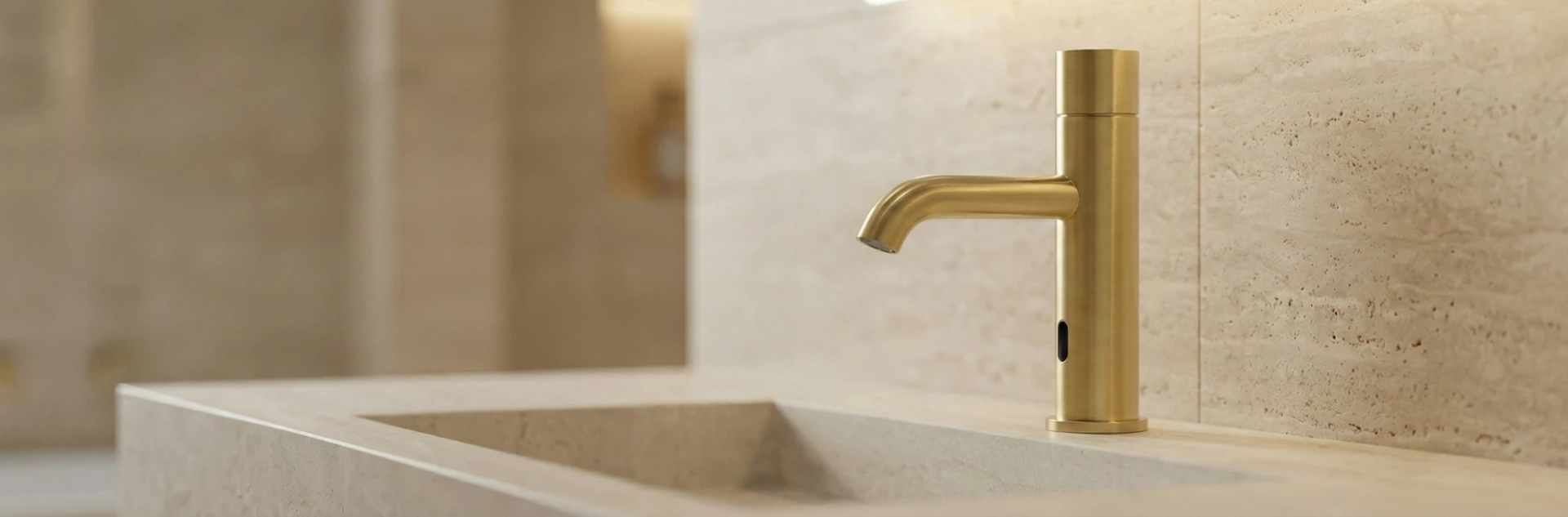 installation robinet automatique secteur sous vasque