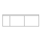 1 à gauche - double vasque