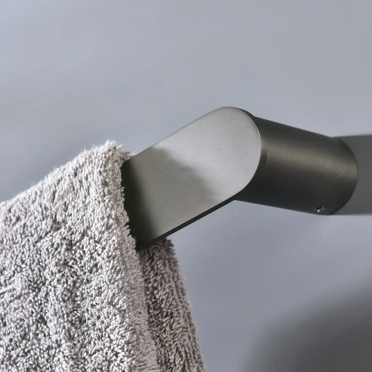 Porte Serviette 29Cm Gun Métal Brossé, Deauville 