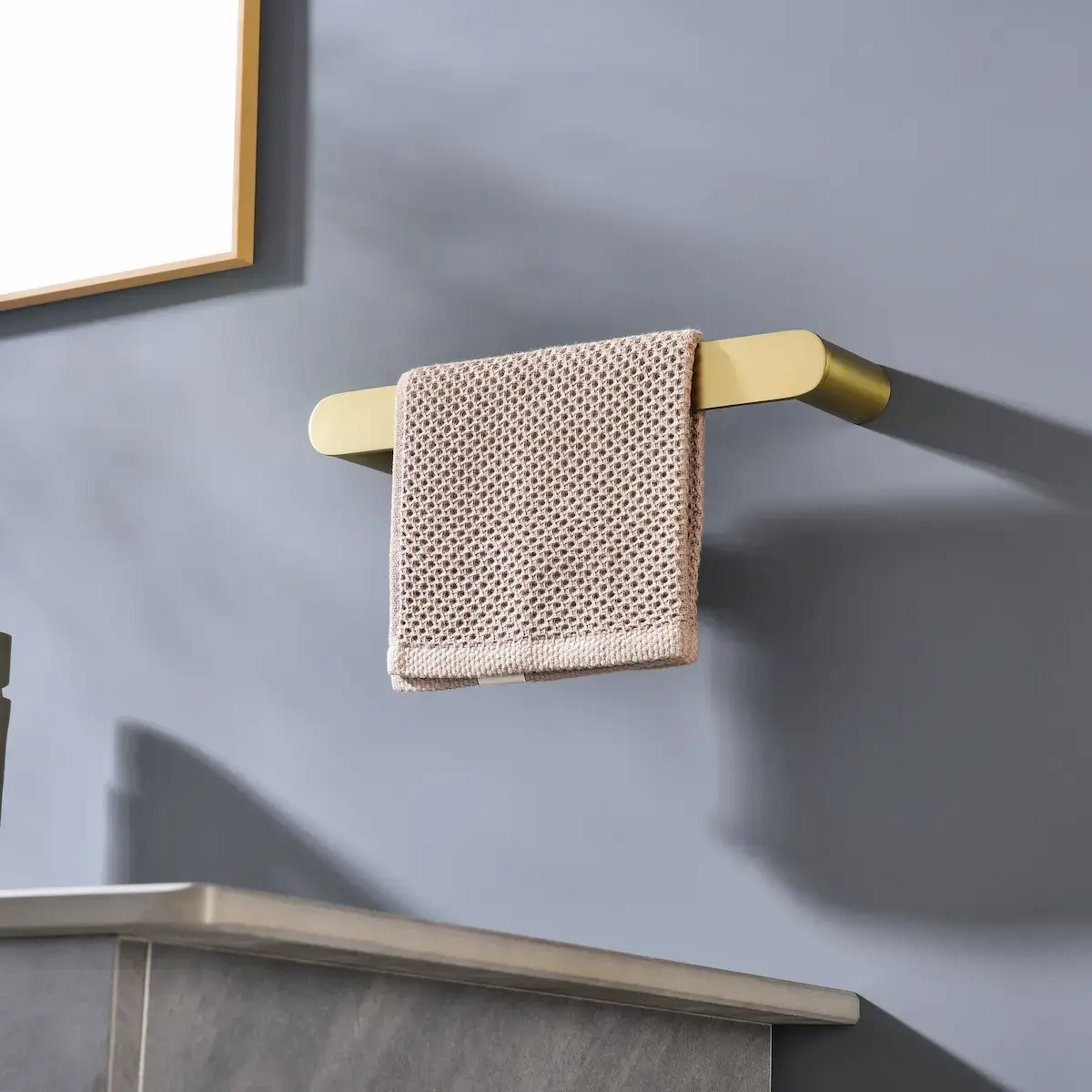 Porte Serviette 29Cm Doré Brossé, Deauville  