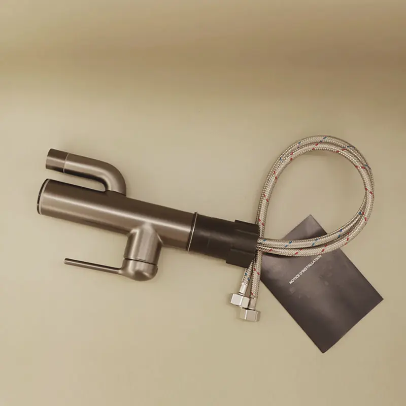 Mitigeur Lavabo Gun Metal Cactus 