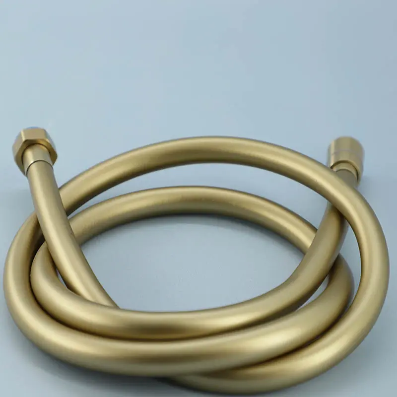 Set douchette hygiénique encastrée, doré brossé, Châtelet