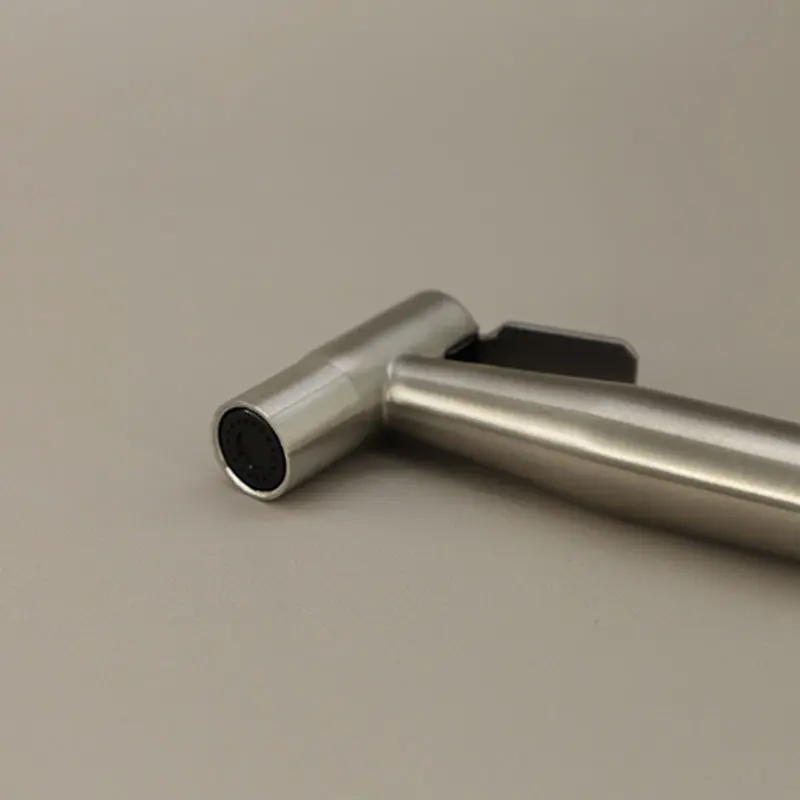 Set douchette hygiénique encastrée, inox brossé, Châtelet