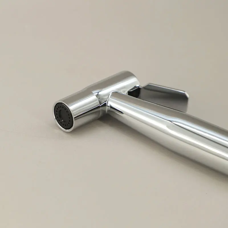 Set douchette hygiénique encastrée, chromé, Châtelet
