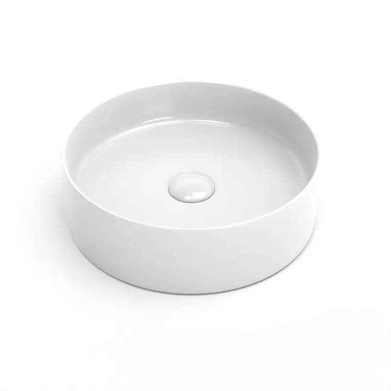 Vasque à poser ronde Ø 35, blanc brillant Art