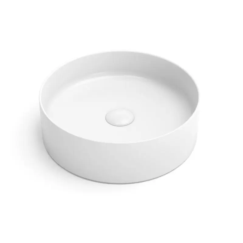 Vasque à poser, 35.2x11.2 cm, Blanc mat, Art