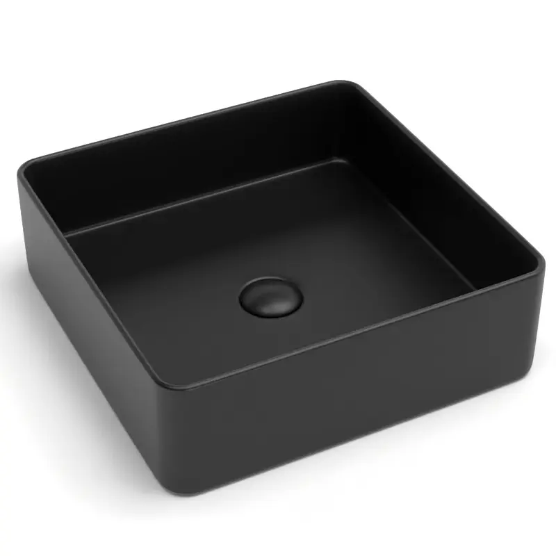[7050DMB] Vasque à poser, 41,5x41,5 cm, Noir mat, Art.webp