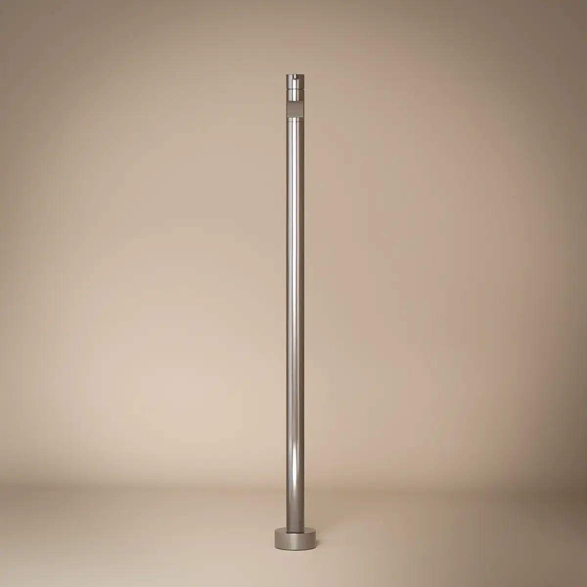 Robinet mitigeur lavabo sur pied, chromé brossé, Seth