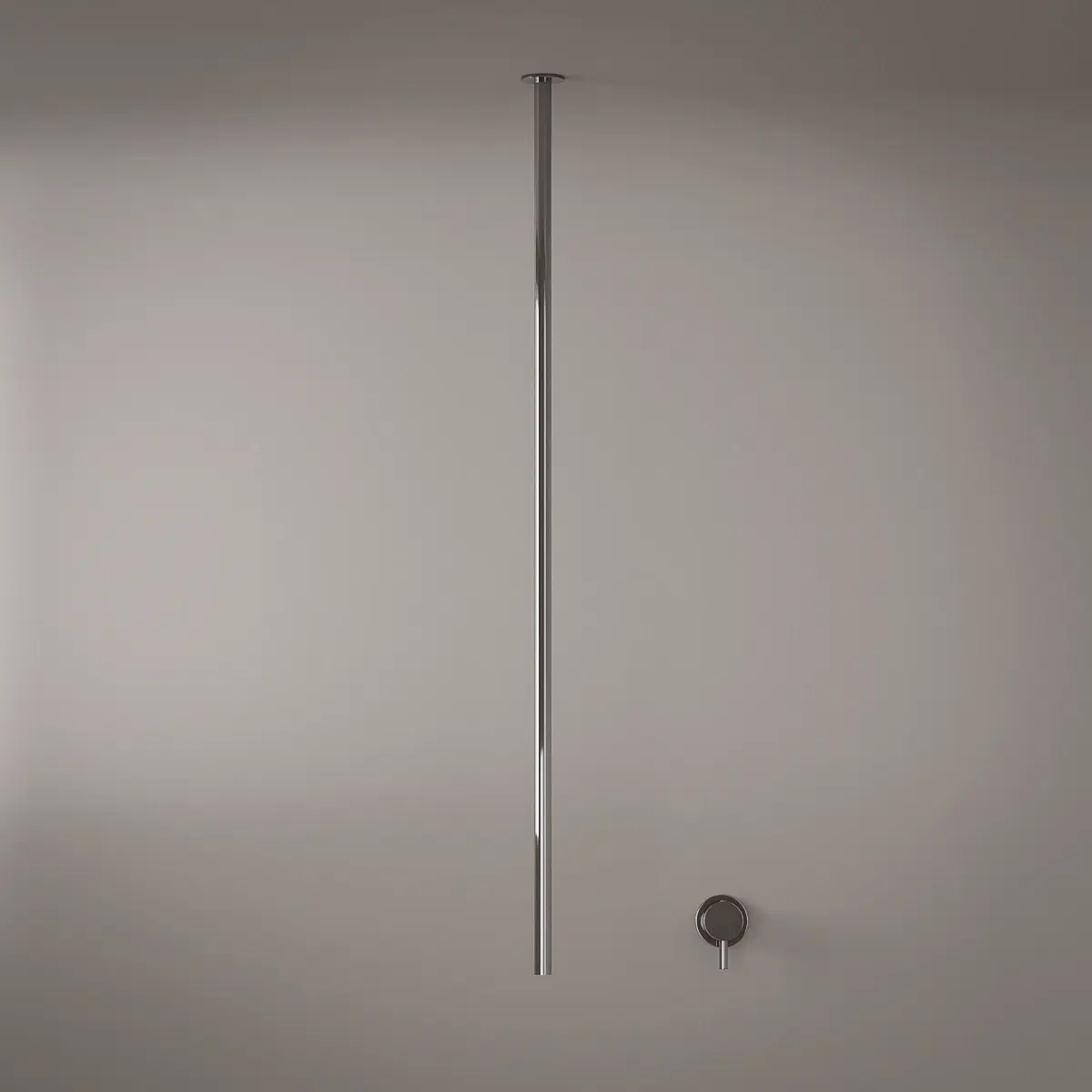 Mitigeur lavabo plafond, chrome, Châtelet