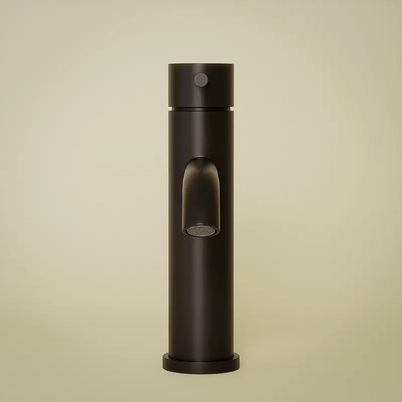 Robinet mitigeur lavabo noir mat, Châtelet