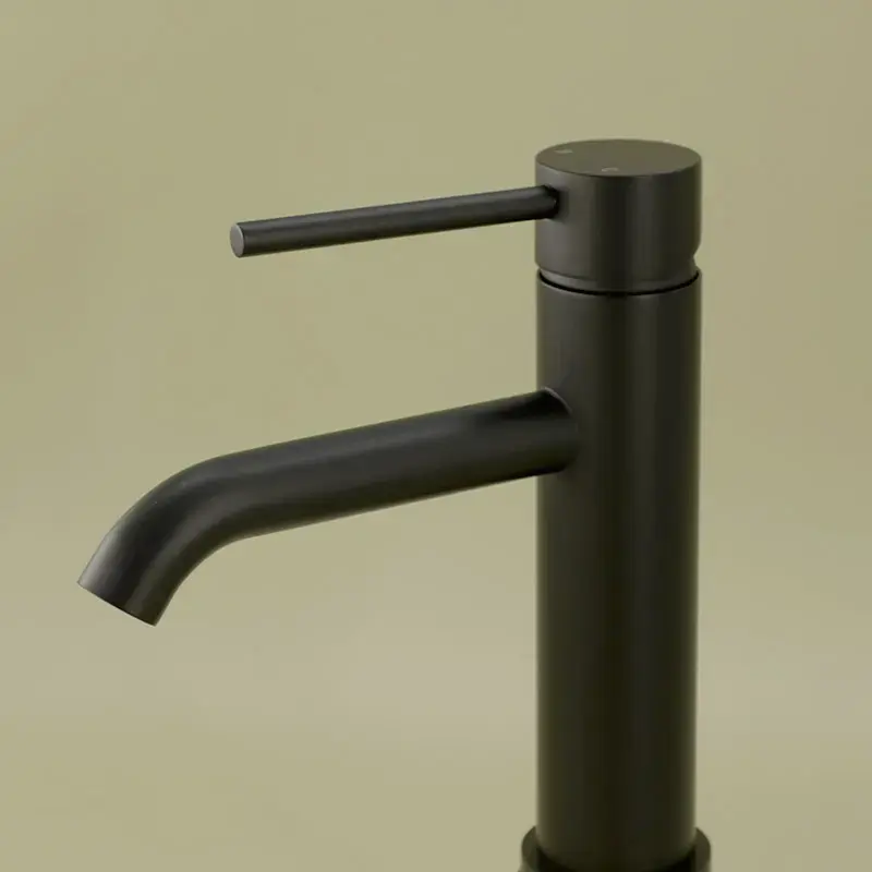 Robinet mitigeur lavabo noir mat, Châtelet