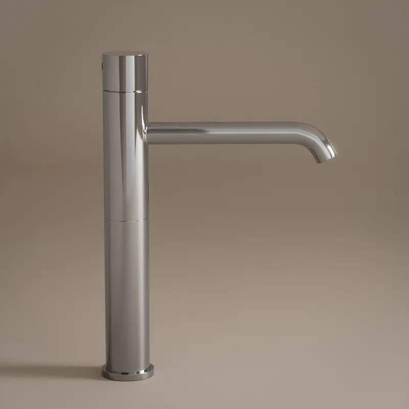 Châtelet, Mitigeur Haut Electronique Lavabo, Inox Poli