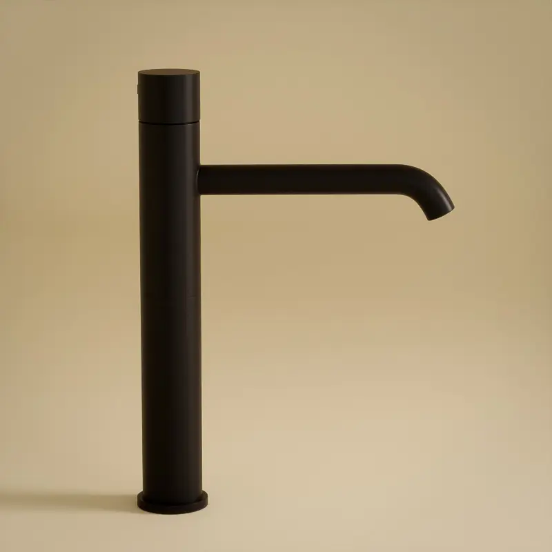 Châtelet, Mitigeur Haut Electronique Lavabo, Noir brossé