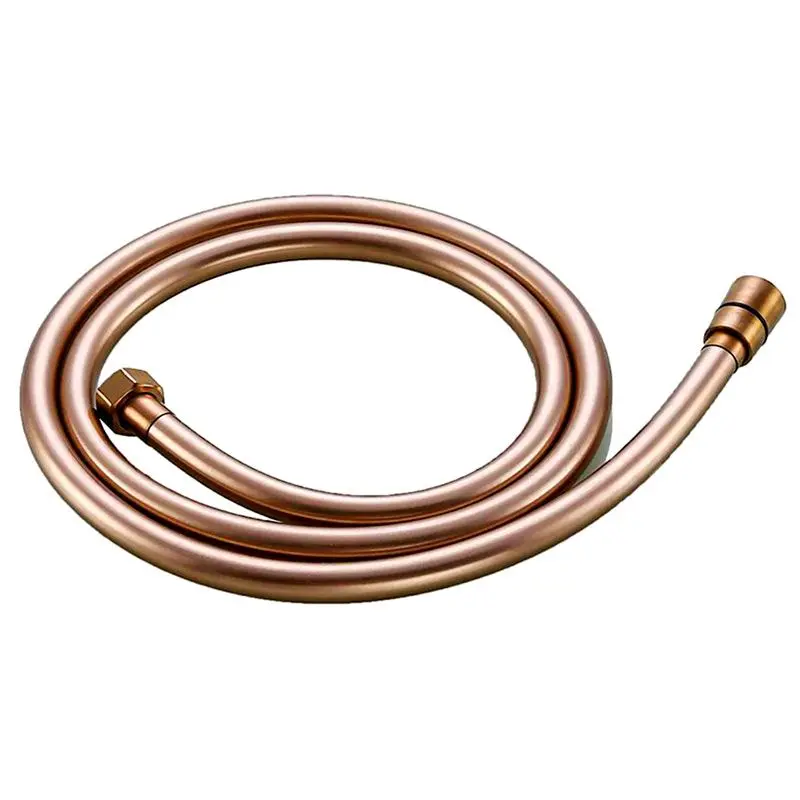 Composition mitigeur de douche thermostatique encastré doré rose PVD, bras plafond, Châtelet