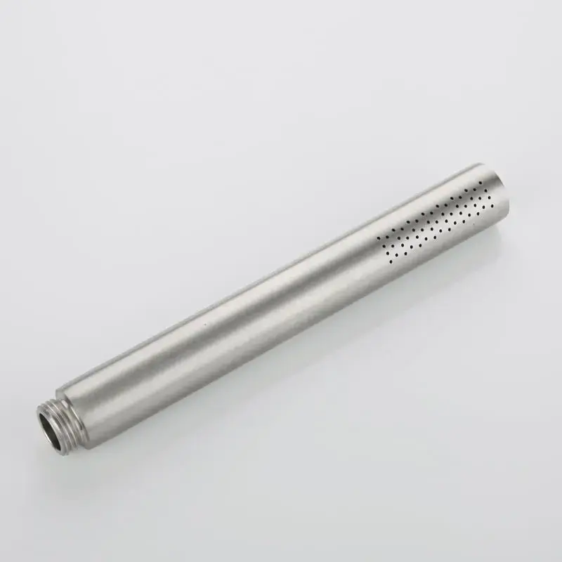 Mitigeur douche externe, barre et douchette tube, Inox brossé, Chatelet 