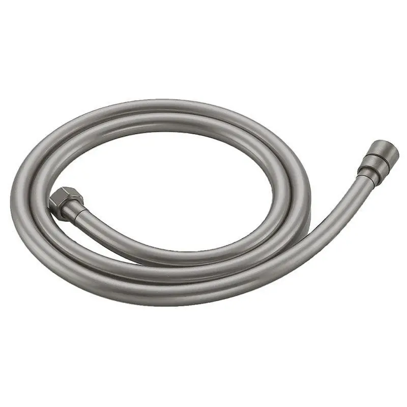 Mitigeur douche externe, crochet et douchette ronde, inox brossé, Châtelet