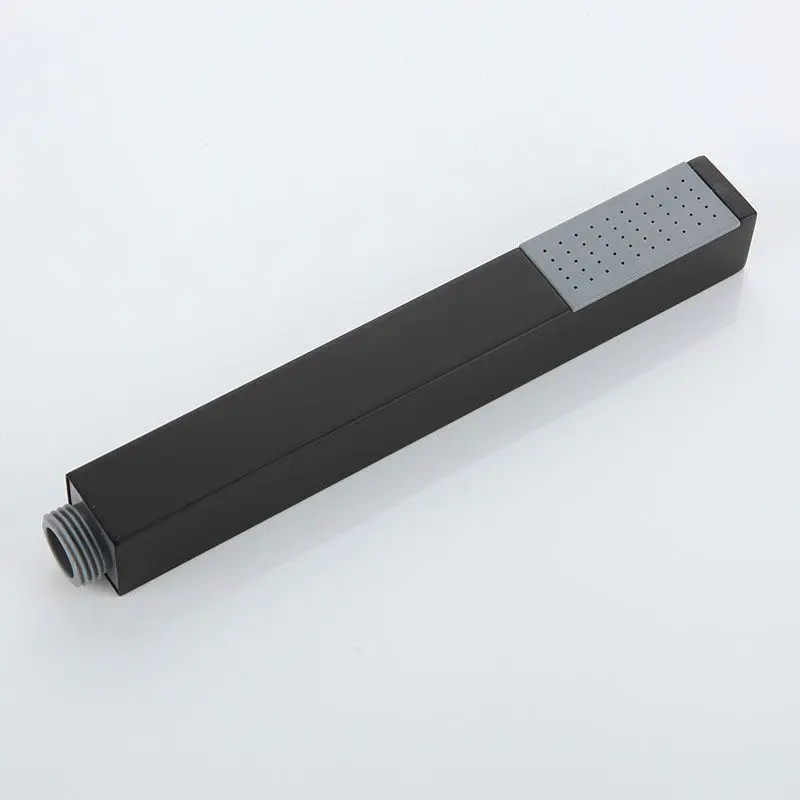 Robinet mitigeur thermostatique de douche, noir mat avec set de douche, Tuileries 