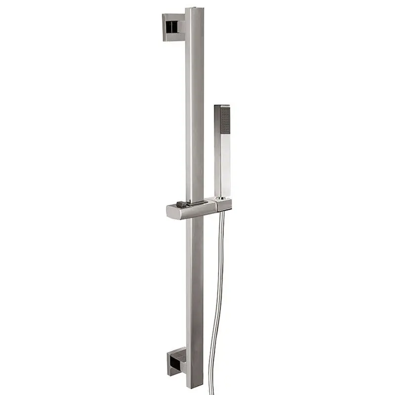 Robinet mitigeur thermostatique de douche, chromé avec barre de douche, Tuileries