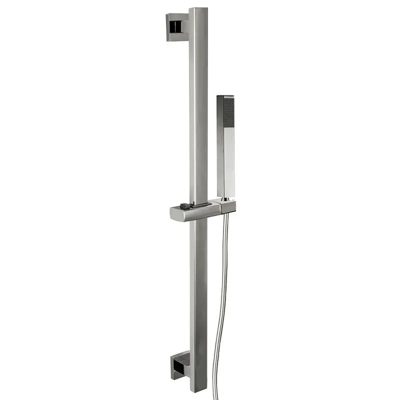 Robinet mitigeur thermostatique de douche, inox brossé avec barre de douche, Tuileries