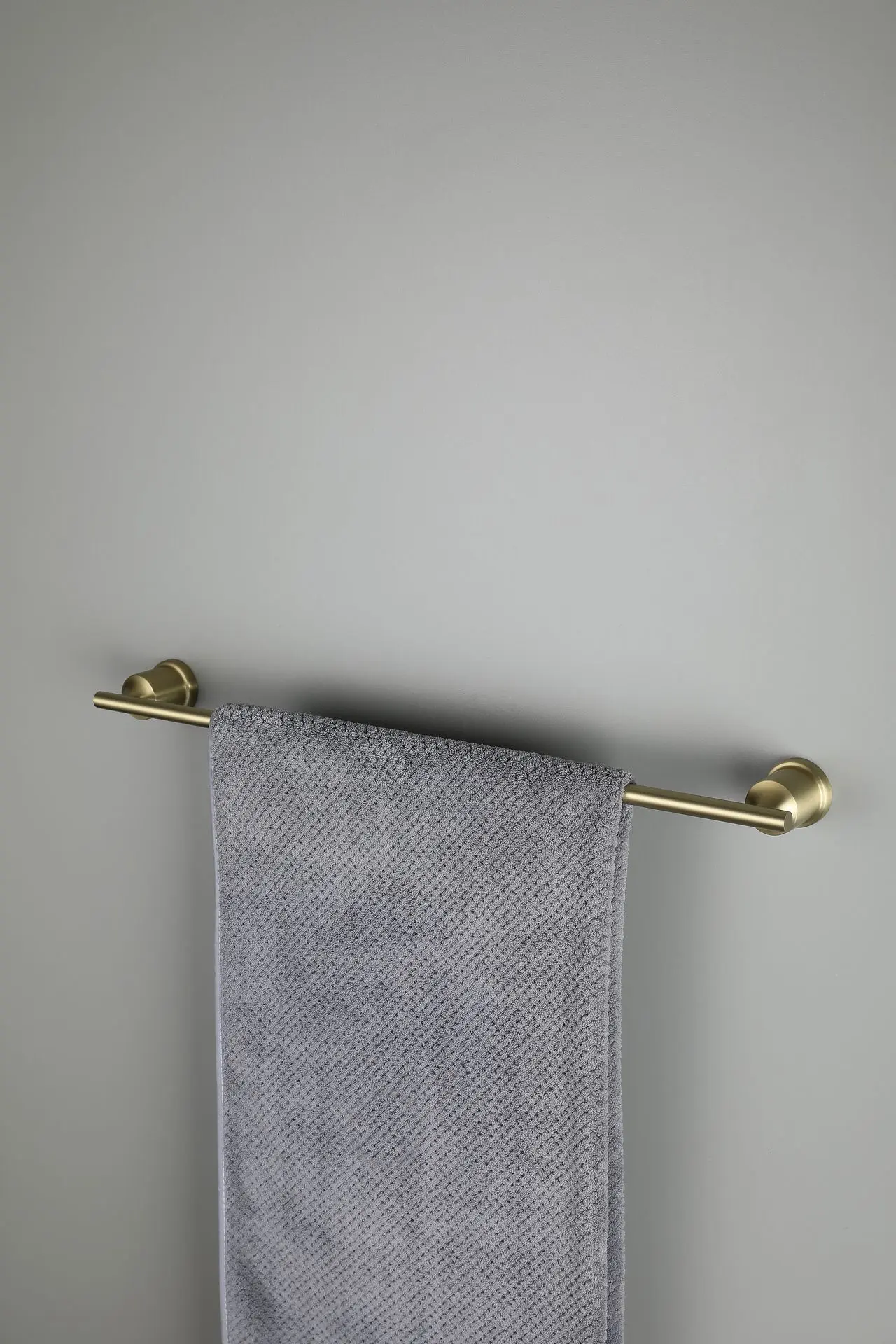 Porte Serviette 60Cm Doré Brosse, Art Déco
