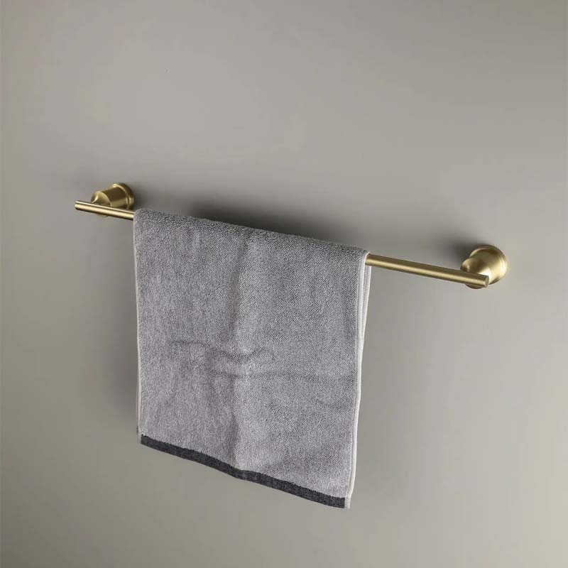 Porte Serviette 60Cm Doré Brosse, Art Déco