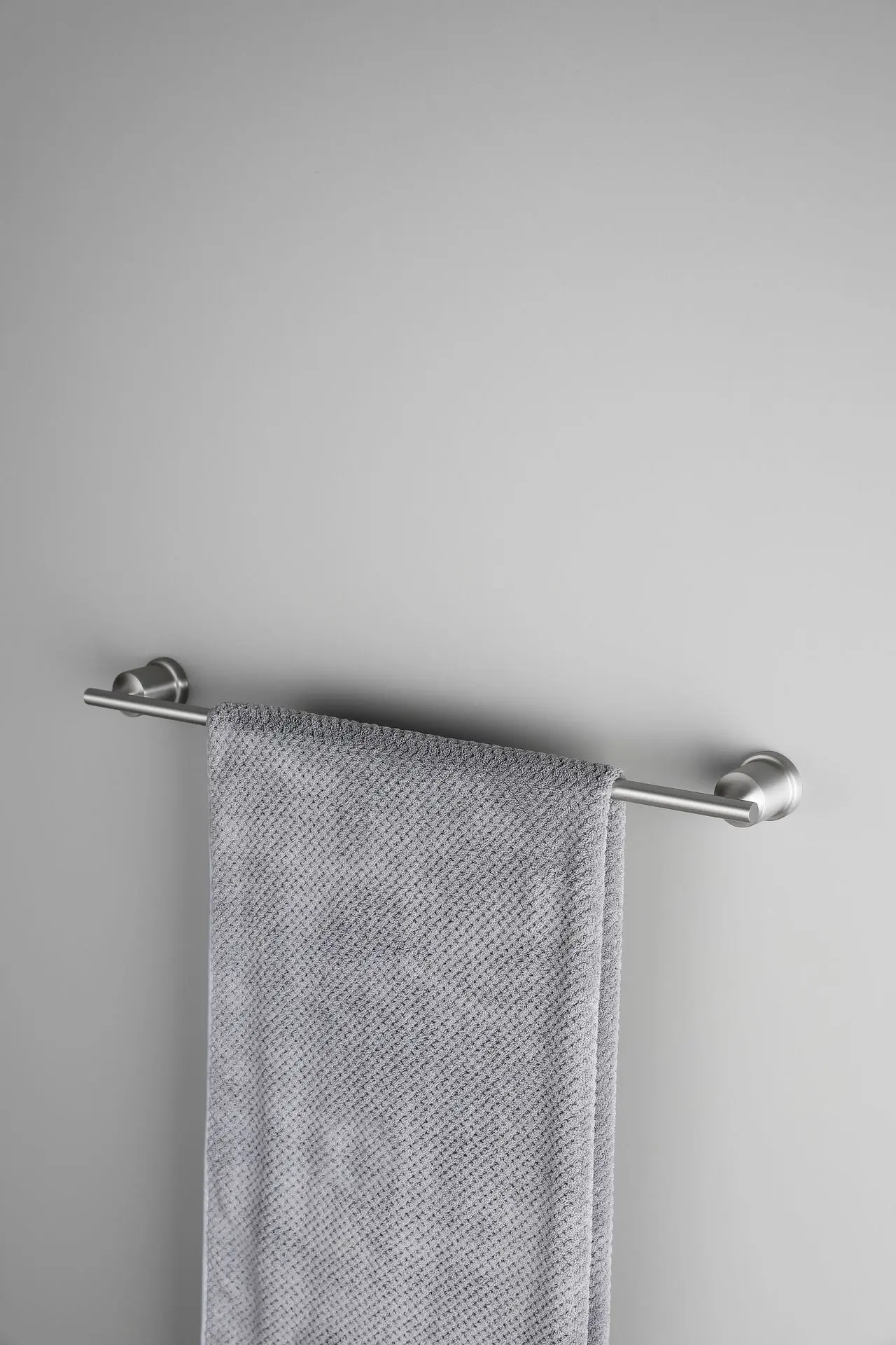 Porte Serviette 60Cm Inox Brosse, Art Déco
