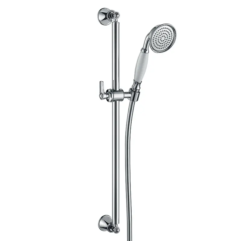 Composition thermostatique de douche encastré avec barre et pomme de douche plafond chrome , Liberty