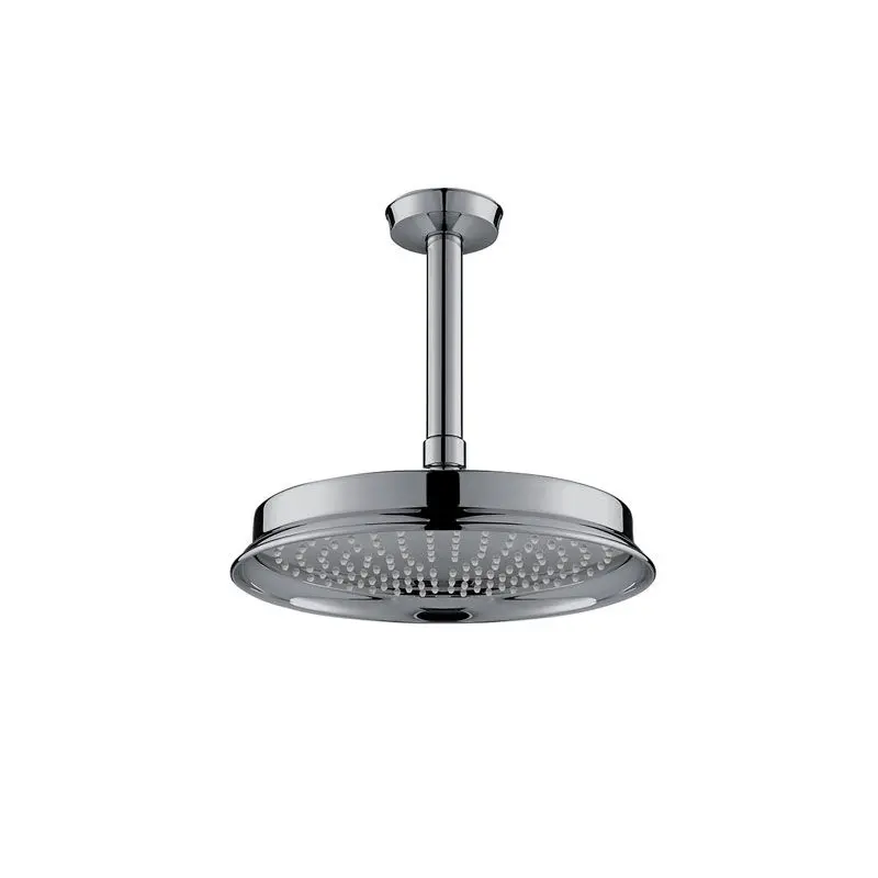 Composition thermostatique de douche encastré avec barre et pomme de douche plafond chrome , Liberty