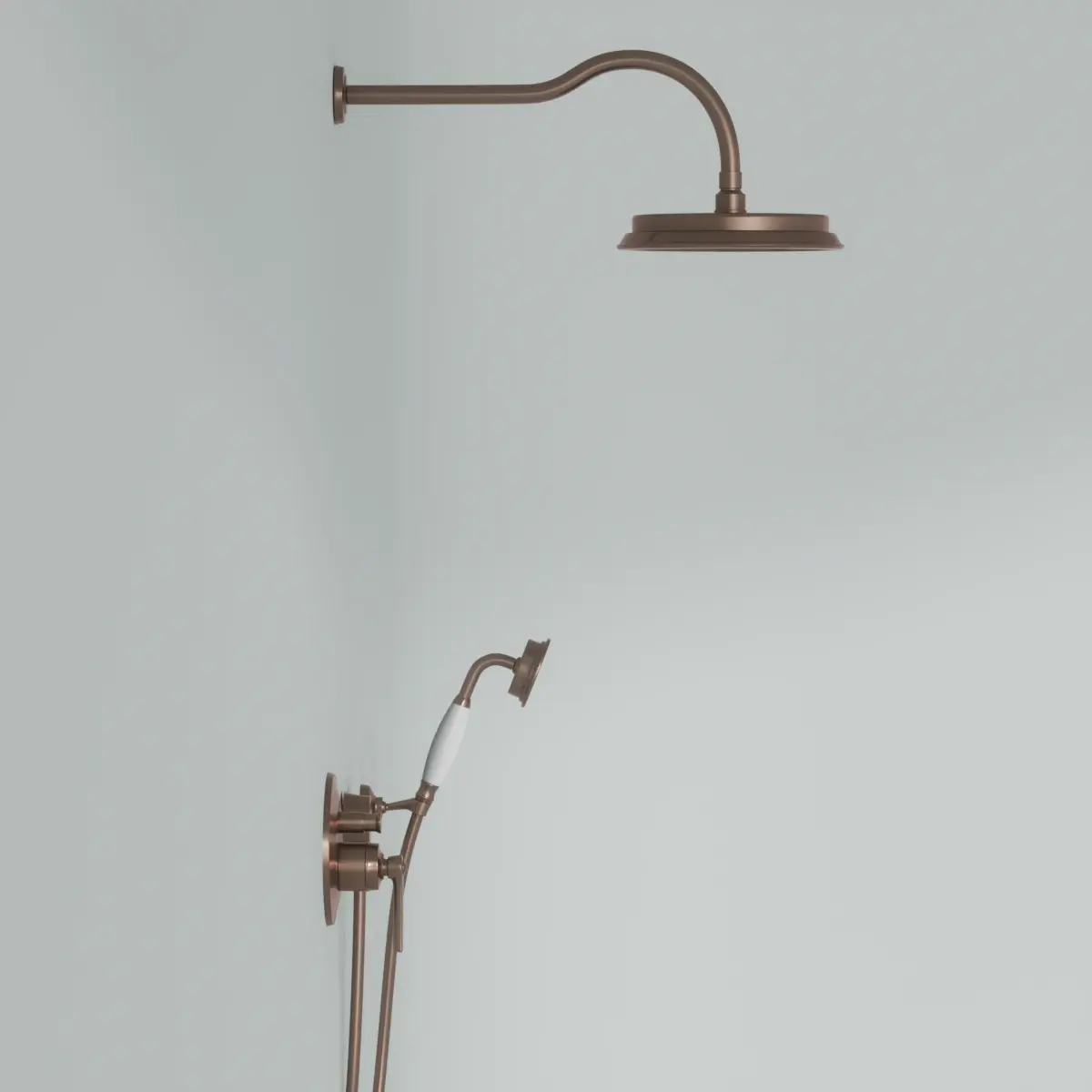 Composition mitigeur de douche  cuivre, Liberty