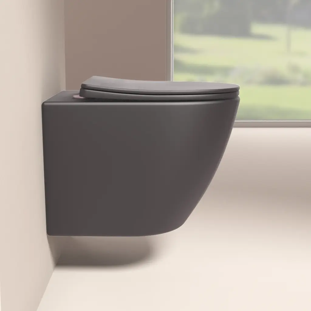 [B2342MDH] WC Suspendu compact, 49x37 cm, Gris foncé mat, Celia.webp