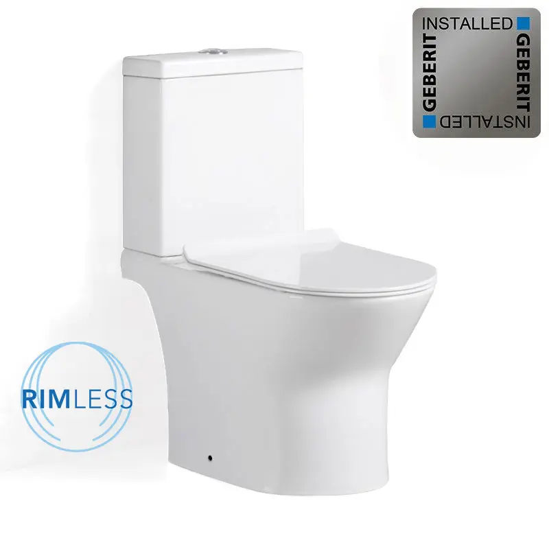 WC à poser Rimless avec abattant, Jules
