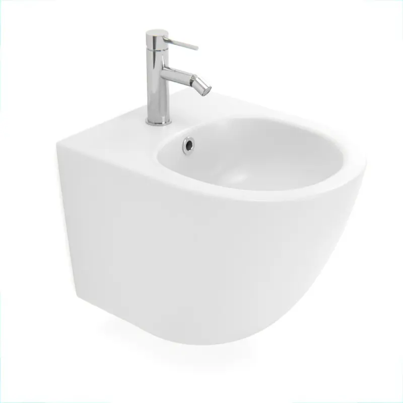 Bidet Suspendu, 48x37, Blanc mat, Celia
