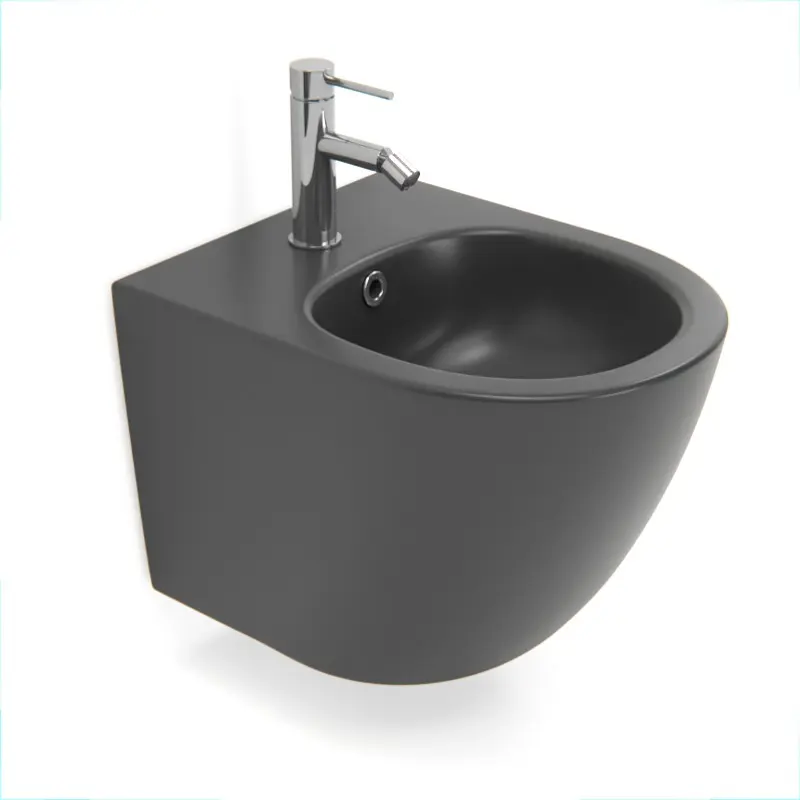 [B2342BDMDH] Bidet Suspendu, 48x37, Gris foncé mat, Celia.webp