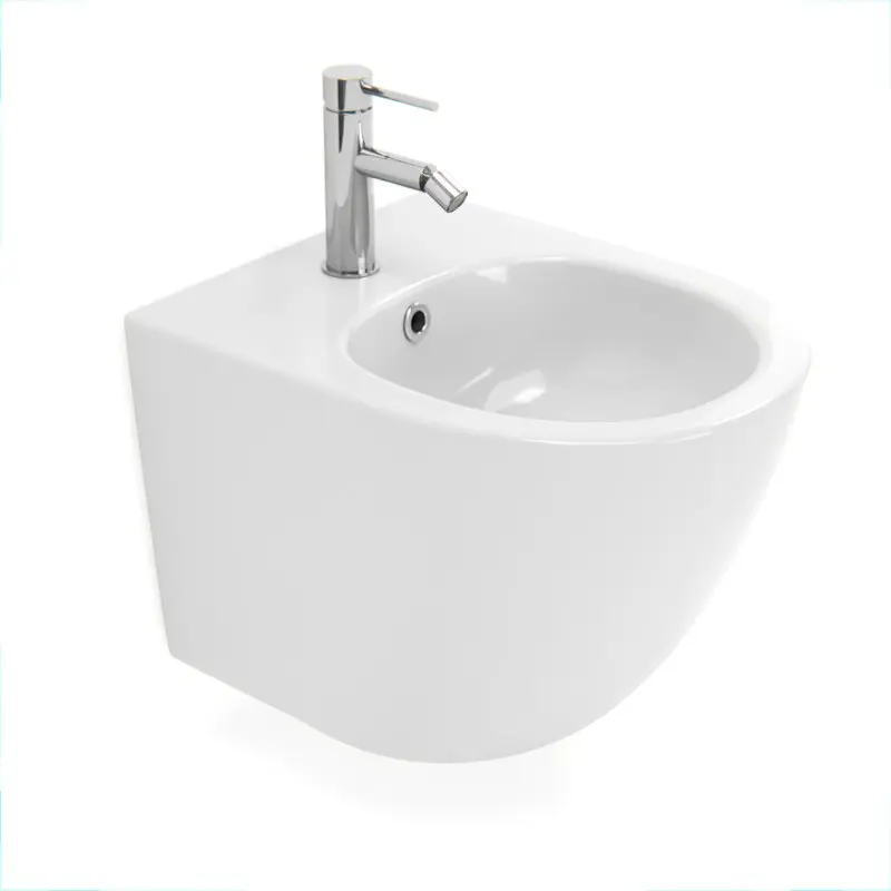 Bidet Suspendu, 48x37, Blanc brillant, Celia