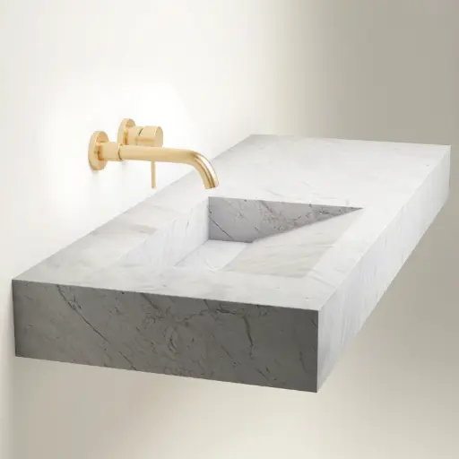 [GT-121X46-1VG-ELBAW] Plan Vasque Gauche, 121x46x12, Marbre Elba White, Lake (Gauche).webp